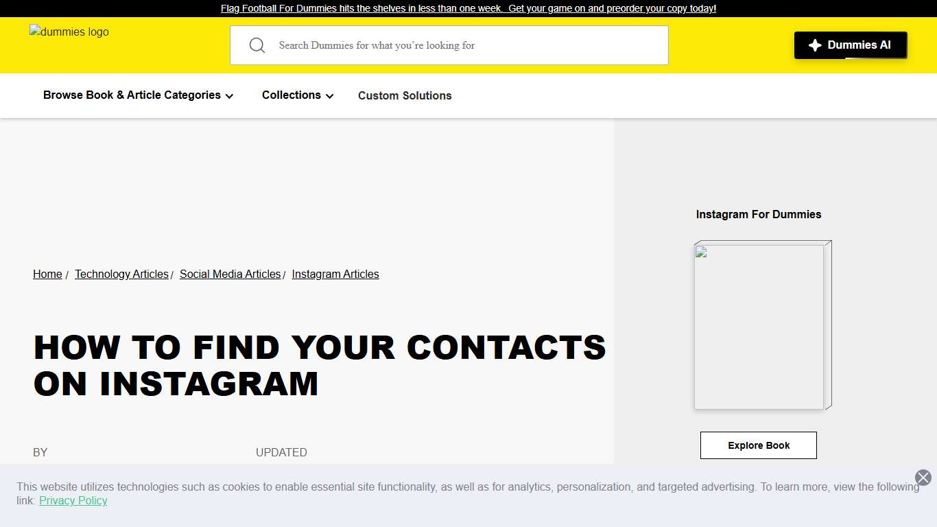 How to Find Your Contacts on Instagram | dummies