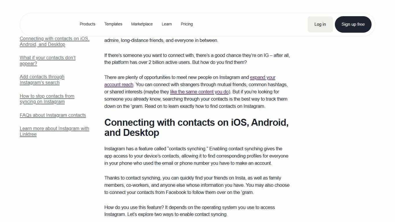 How to find contacts on Instagram in a few easy steps